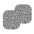 thumbnail image 3 of KUIFORTI 2 Piece Leopard Print Windshield Sun Shade Foldable Sunshades for Sun, Heat, and UV Rays Protection, Sunshade for Car Interior Protection, 3 of 5