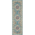 thumbnail image 4 of Nourison Passion Bohemian Light Blue 1'10" x 6' Area Rug, (2x6), 4 of 7