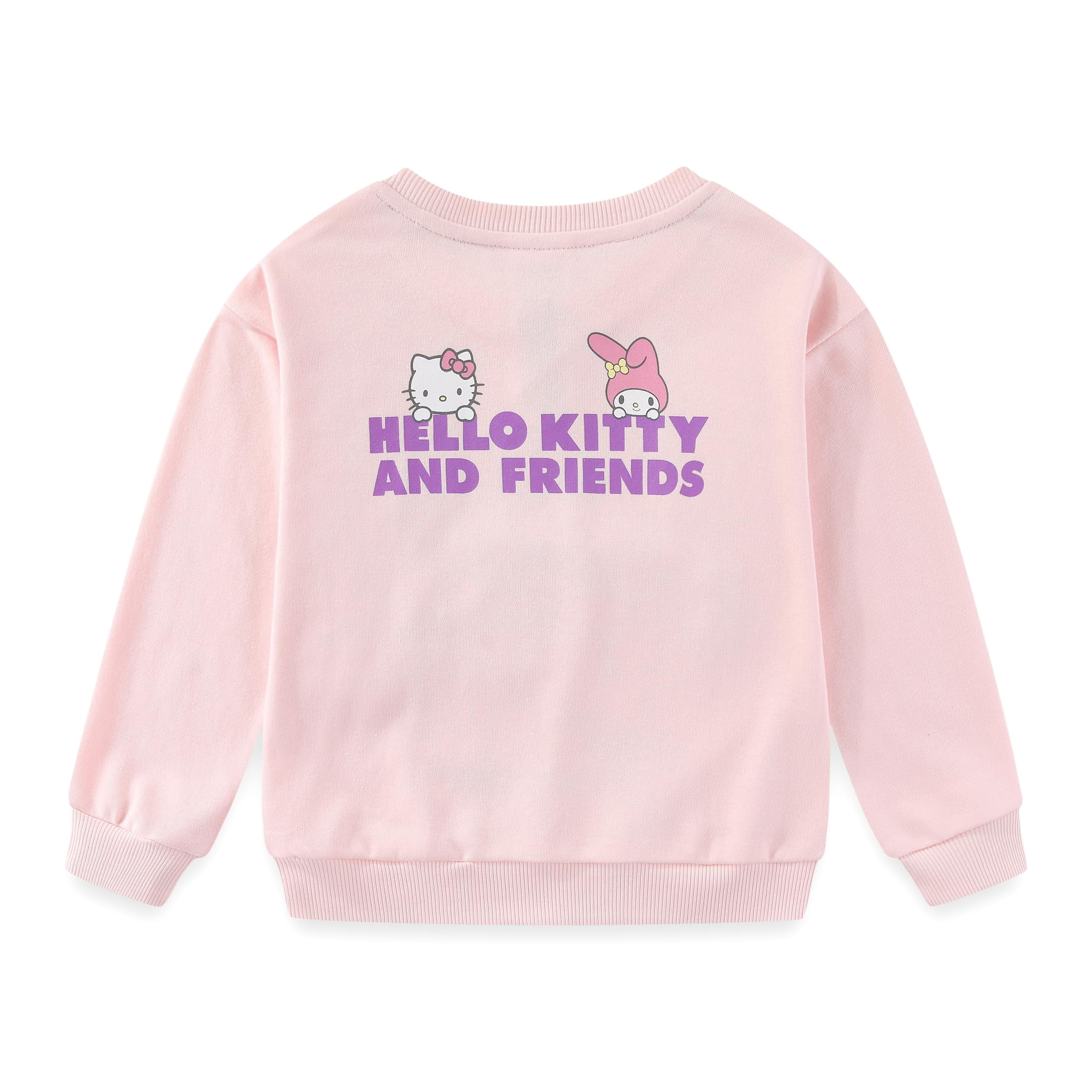 Hello Kitty Sanrio French Terry Sweatshirt and Skort Skirt Set (Girls), 2 Piece Set, Sizes 4-12