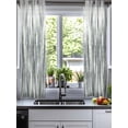 thumbnail image 2 of Sage Green Grey Vintage Sheer Curtains 54 Inch Length 2 Panels Set for Living Room/Bedroom, Retro Abstract Art Kitchen Curtains Grommet Semi-Sheer Curtains Drapes Voile Window Treatments 42"x54"x2, 2 of 7