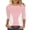#13 Pink, variant on 3/4 Sleeve Shirts for Women Trendy Color Block Crew Neck Tunic Tops 2026 Spring Summer Comfy Lightweight Dressy Shirt Casual Loose Fit Going Out T-Shirts Three-Quarter Sleeve Top