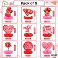 thumbnail image 2 of KatchOn, Valentines Day Centerpiece for Table - Pack of 9 | Pink Valentines Day Table Decorations | Red Valentines Centerpieces for Tables for Valentines Table Decorations | Valentines Decorations, 2 of 5