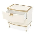 thumbnail image 5 of Michael Amini La Terrazza 2-Drawer Nightstand in Creamy Pearl, 5 of 12