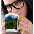 thumbnail image 2 of 3drose, Wildflowers and Mt. Stuart, Alpine Lakes Wilderness, Washington, Usa., 11oz Two-tone Yellow Mug, 2 of 6