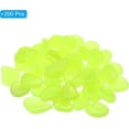 thumbnail image 3 of MECCANIXITY 200pcs Glow Rocks 20-30mm Glow Pebbles Decoration in The Dark Luminous Stones Decor DIY Decorative Yellow for Garden, Potted Plant, Fish Tank, 3 of 7