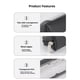 thumbnail image 4 of Estuche de Cuero Transparente Zzp250926001 | Organizador de Papelería de Gran Capacidad | Material Suave y Duradero | Bolsa de Viaje para Brochas de Maquillaje | Almacenamiento Multifuncional para Bo, 4 of 6