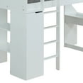 thumbnail image 3 of ACME Ragna Wooden Frame Loft Bed in White, 3 of 6