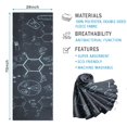 thumbnail image 2 of Math Equations Science Symbols Black Pattern Hot Yoga Mat Towel Non Slip for Hot Yoga - Quick-Drying Yoga Mat Cover with 4 Corner Pockets with Travel Bag - Hot Yoga Towel Non Slip 70"x26", 2 of 6