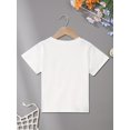 thumbnail image 3 of Cotton Short Sleeved Girls' T-shirt. Watch Out Kinder Garten Here I Come! Colorful Letter Printed Cute, Versatile And Comfortable Round Neck Short Sleeved Top, 3 of 7