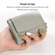 thumbnail image 4 of Sonducket Cartera de cuero portátil, diseño Simple, monedero de almacenamiento plegable, bolso de viaje para fiestas, compras, tarjetero de Carteras Verde, 4 of 6