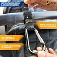 thumbnail image 5 of LilFe Multi-Purpose Convenient Baby Stroller Clips for Utility Cart, Office Cart, Diaper Bag, Purse Hanging On Buggy or Pram- Adjustable Nylon Mommy Hook for Bags & Groceries-2 Pcs for Hanging Bags., 5 of 10