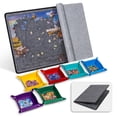 thumbnail image 1 of Puzzle Board Becko US Jigsaw con 6 bandejas clasificadoras y funda de fieltro, 1 of 7