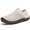 Beige, variant on AUXDIQ Women Men Comfort House Slippers Warm Home Shoes Anti-Skid Slippers Outdoor Indoor