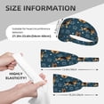 thumbnail image 2 of German Shepherd Dog Footprint Headbands for Women Men, Workout Elastic Sweat Band for Yoga Running Cycling Gym Exercise Non Slip Head Bands for Women's Hair, 2 of 5