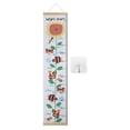 thumbnail image 2 of Growth Chart, Removable  Cloth Wood Safe Baby Height Growth Ruler  for Home Kids Bedroom Living Room #3, 2 of 8