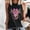 Black, variant on Womens Cute Graphic Tank Tops Crewneck Casual Summer Sleeveless Vintage Western Cowgirl Country Music T-Shirts