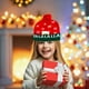 thumbnail image 4 of Gorro Navideño de Punto con Luces Led y Pompón de Papá Noel | Gorro de Lana Cálido para Invierno con Protección para Los Oídos | Gorro Multicolor con Luces Navideñas para Regalar En Fiestas Navideñas, 4 of 6