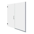 thumbnail image 2 of Miseno Msdf5876-Swing 76" High X 58" Wide Hinged Frameless Shower Door - Nickel, 2 of 2