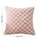 thumbnail image 3 of Funda de almohada decorativa de felpa 17.71x17.71 pulgadas | Funda de almohada suave de poliéster | Cremallera invisible | Lavable a máquina | Home Sofá Sofá Funda de cojín | Azul Claro Rosa Café, 3 of 6
