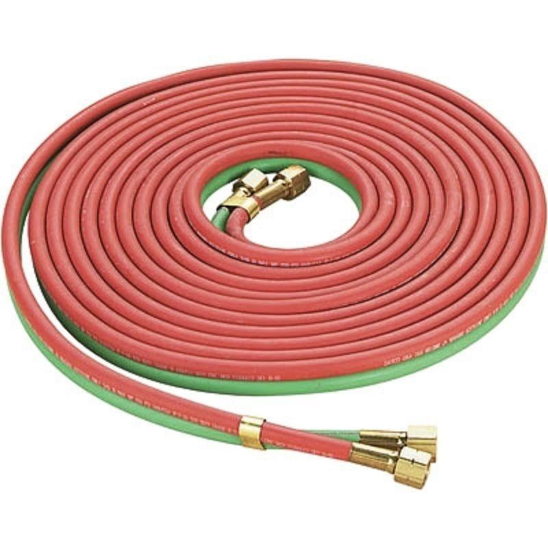 Color : 25ft Red Green Oxy-Acetylene Twin Welding Hose Efficient & Durable Welding Hose Red & Green 25ft 