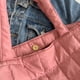 thumbnail image 4 of Bolsa de mujer de otoño invierno de asa superior con patrón de rombos Monedero de viaje sólido Tmvgtek Para Estrenar, 4 of 9