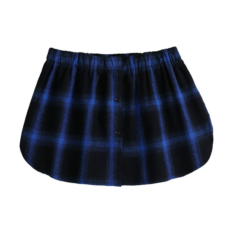 WEAIXIMIUNG Lace Skirt Extender Slip Plaid Small Fart Curtain Women s Autumn Winter Sweater Base Artifact Skirt Shirt Hem Cover Hip Inside Fold Wear Versatile A One Size Walmart