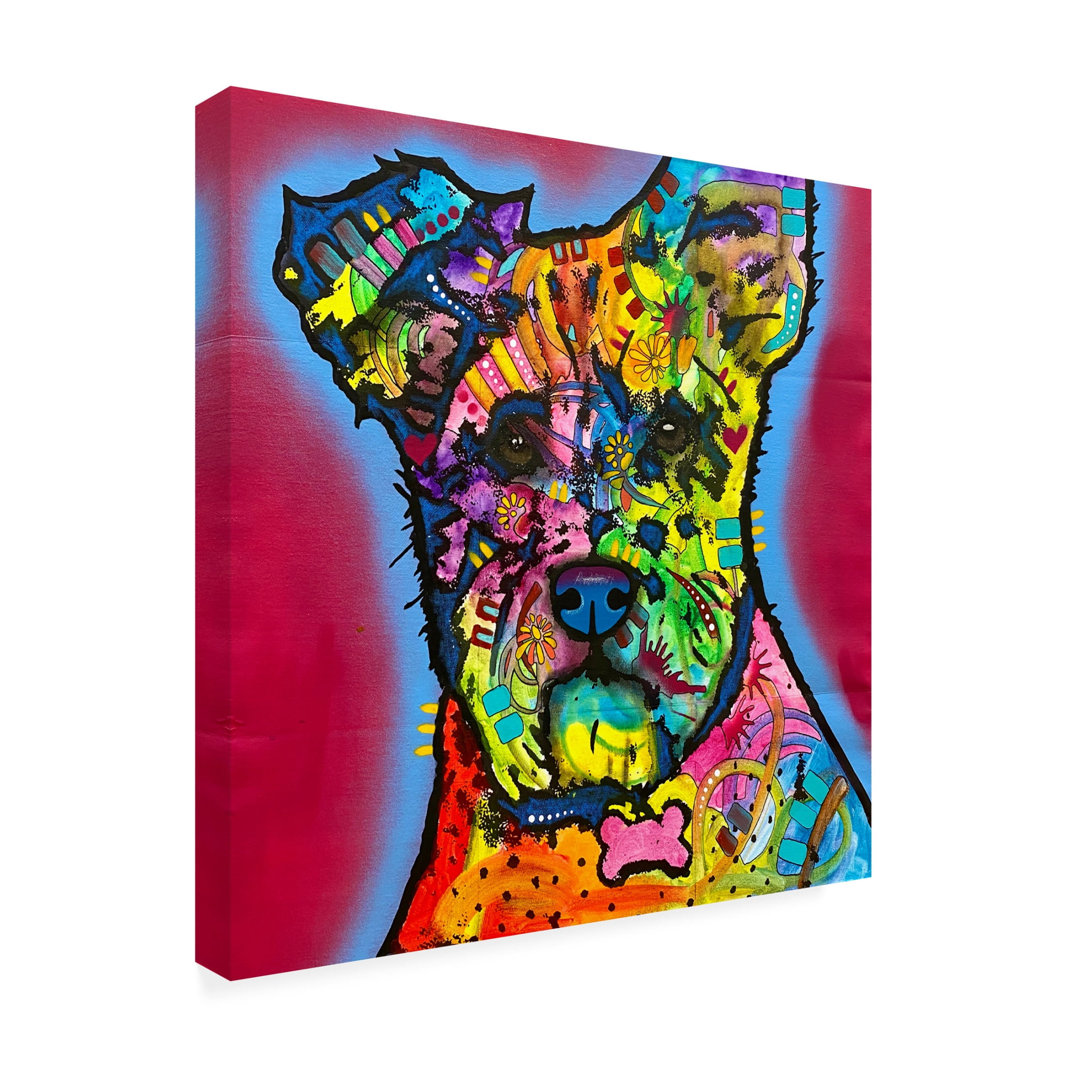 Canvas Wall Art - Dean Russo 'I Heard What You Said' Wall Art for Living Room, Bedroom, or Office Décor by Trademark Fine Art - 14 x 14 Inches