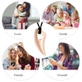 thumbnail image 6 of Personalize Stainless Steel Horn Urn Pendant with Chain Memory Necklace for Cremation Ashes Holder Memorial Jewelry, 6 of 7