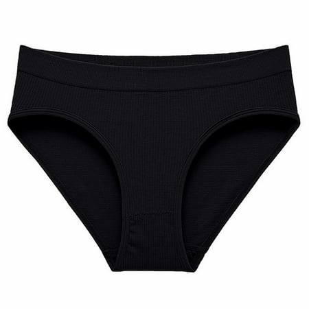 

GWAABD Plus Size Cheeky Brief Women s Panties Cotton Panties Women s Briefs Briefs Trendy Ribbed Bikini Set