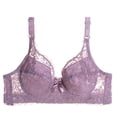 thumbnail image 2 of Summer Savings 2024! TAGOLD Plus Size Bras for Womens,Women's Bra, Women Yoga Sports Front Closure Extra-Elastic Breathable Lace Trim Bra Underwear, 2 of 6