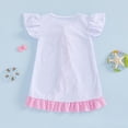 thumbnail image 4 of mgoYE 4t 5t Swimsuit Girls Baby Toddler Little Girl Swim Cover Up Beach Towel Bathing Suit Cover Ups Swimsuit Summer Baby Beach 1-6T(Pink,1-2 Years), 4 of 5