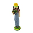 thumbnail image 2 of Figura de Cascanueces de Soldado de Navidad de 15 pulgadas de altura, Cascanueces de madera sosteniendo un auto, 2 of 9