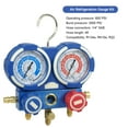 thumbnail image 2 of R134a R410a R22 Air Refrigeration Gauge Tool Kit With 4ft Hose Automotive AC Manifold Gauge Set Air ConditionTool With Hose Hook ,Easy to Install, 2 of 6