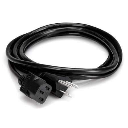 UPC: 0728736031449 | Hosa PWC140.5 Power Cord Iec C13 – Nema 5-15p 0.5