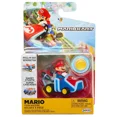thumbnail image 1 of Vehiculó Super Mario kart Con Moneda Juego Nintendo 7cm. Jakks Pacific Mario Kart/ vehiculo / Mario Bros, 1 of 3