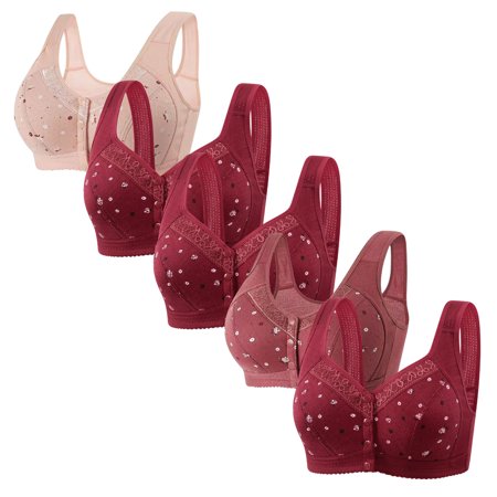 Clearance & Promo Women s Comfortable Lace Bra Underwear  Breathable  No Rims  Soft Material  For Daily Wear  Seamless Design  Supportive  Undergarments  Bralette  Trendy Plus Skirt