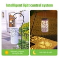 thumbnail image 5 of Matoen Solar Lanterns Outdoor Hanging Lantern Lights, Hollowed-Out Metal Decor Lantern, Waterproof LED Decorative Garden Lights for Patio, Yard, Pathway, 5 of 9