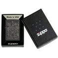 thumbnail image 6 of Zippo Wheel of Fortune Design High Polish Black Pocket Lighter, 6 of 8