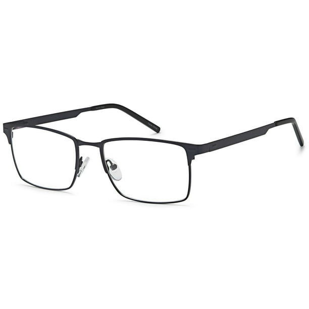 Unisex Eyeglasses 55 17 145 Blue Metal