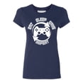 thumbnail image 2 of Perfect Day Eat Sleep Repeat Gamer Women's T-shirt, M, Navy, 2 of 5