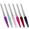 thumbnail image 2 of EXLEAF Nail Files for Natural Nails Made of Stainless Steel, Sword Fingernail Files with Sharp Pointed Tip Non Slip Handle, Diamond Finger Nail Filers for Women Sapphire Grit Color, 2 of 7