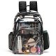 thumbnail image 1 of Mochila transparente KUI WAN, bolsa transparente aprobada para estadios, tamaño grande, 1 of 9