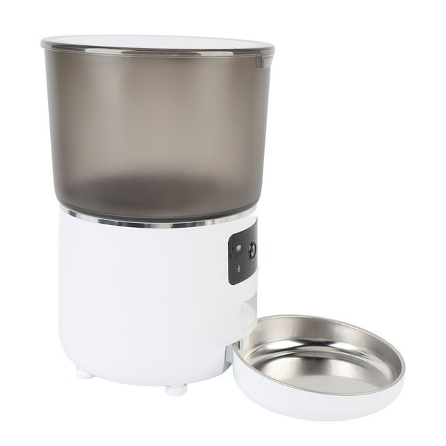 Automatic Cat Feeder, 4L Large Capacity USB Wireless Timed Automatic Pet Food Dispenser, Timed Pet Feeder with APP Smart Alerts for Cats Dogs