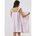 thumbnail image 3 of DARING DIVA Towel Wrap Bathrobe Adjustable Closure for Gym Shower S Pink Purple, 3 of 7