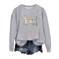 thumbnail image 1 of WEAIXIMIUNG Sweat-Shirt pour Femmes Veste Décontractée à Col Rond Imprimé Sweat-Shirt à Capuche à la Mode pour Usage Quotidien, 1 of 2