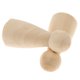 thumbnail image 2 of 50pcs Muñecos de Palo de Madera Femeninos Decoración de Mesa de Casa Regalos para Boda Sunnimix Cake Topper, 2 of 8