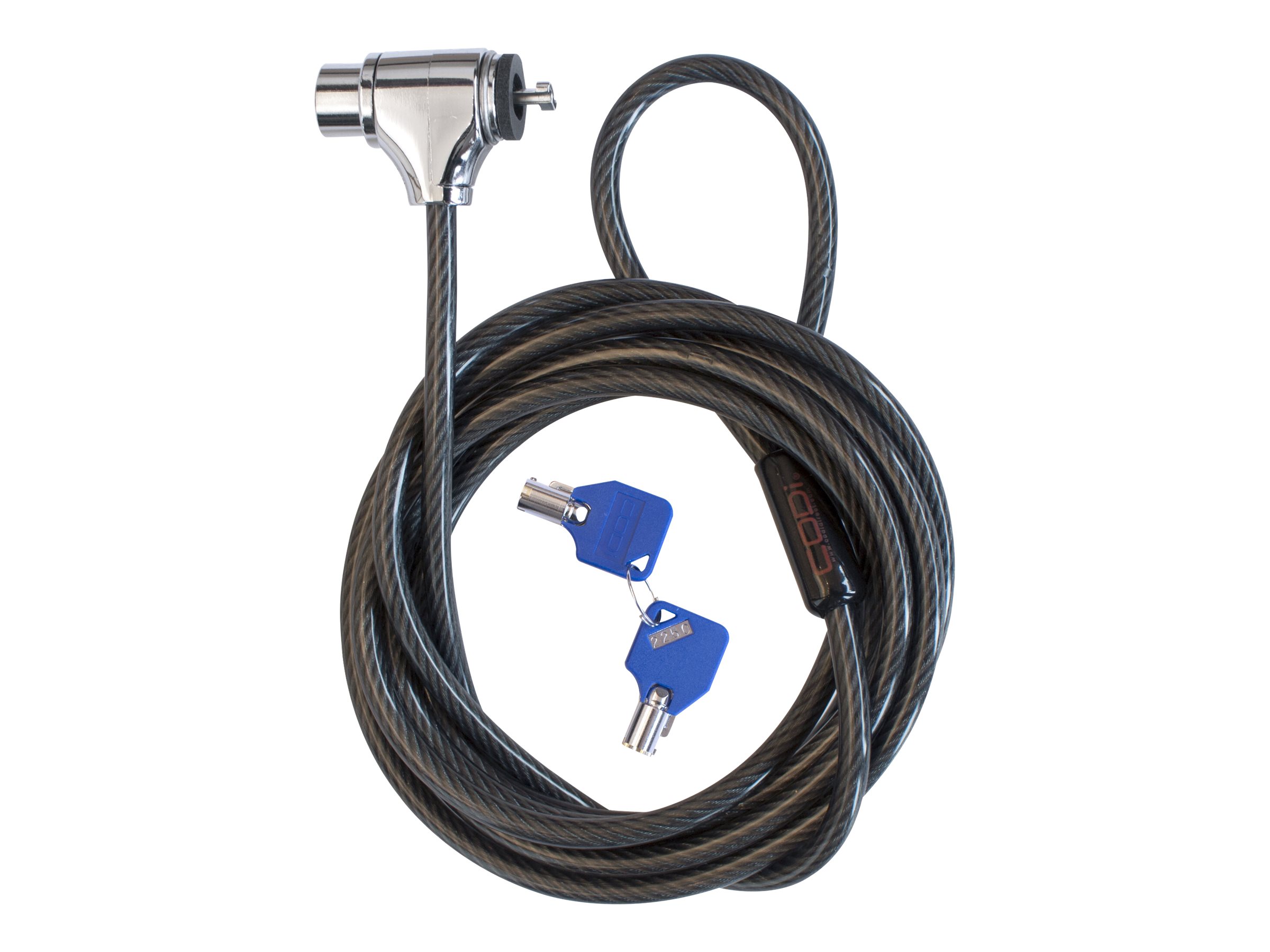CODi Security cable lock 9pin key black 4.7 ft
