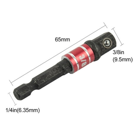 

BAMILL 1pc Drill Socket Adapter Impact Driver with Hex Shank Extension Bar 1/4 3/8 1/2