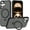 Black, variant on KOMI Compatible with iPhone 16E Case with Invisible Magnetic O-Ring Stand Military-Grade Phone Case for iPhone 16E 6.1" 2025 [Compatible with Mag-Safe][Great Grip Feeling], Black