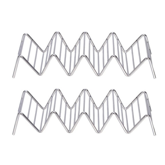 2 Pcs Metal Cookware Taco Holder for Filling Taco Holder for Plate Tacos De Wire Taco Rack Taco Rack Kitchen Utensil